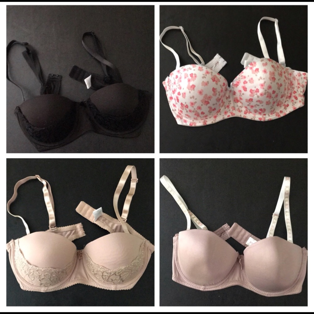 4set of new ladies bra with back hook